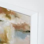 "First Glow" - Art Print in Amber by Nicoletta Savod - Frame Close-up
