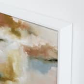 "First Glow" - Art Print in Amber by Nicoletta Savod - Frame Close-up