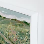 "Find Your Way" - Art Print in Meadow by Lindsay Megahed - Frame Close-up