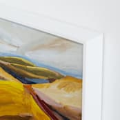 "Propitious" - Art Print in Golden by Molly Mansfield - Frame Close-up