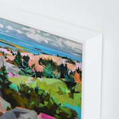 "Cleft for Me" - Art Print in Multi by Jess Franks - Frame Close-up