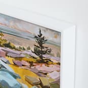 "Get Lost" - Art Print in Multi by Jess Franks - Frame Close-up
