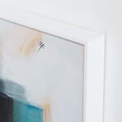 "Coast 1" - Art Print in Coastal Blue by AlisonJerry - Frame Close-up