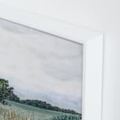 "Timeless" - Art Print in Fields of Green by Hettie Roberts - Frame Close-up