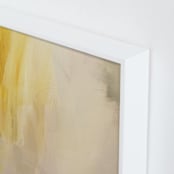 "In Gold" - Art Print in gold lavendar by Nell Waters Bernegger - Frame Close-up