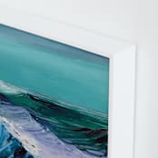 "Prevail II" - Art Print in Ocean Sky by Jamie Peterson - Frame Close-up