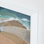 "What a Seagull Sees" - Art Print in Jade by Khara Ledonne - Frame Close-up