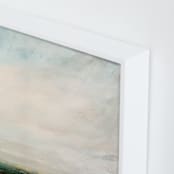 "Everglade" - Art Print in Evergreen by Lindsay Megahed - Frame Close-up