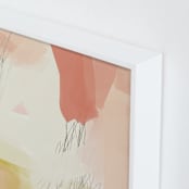 "seventy-five II" - Art Print in Bubble Gum by Morgan Kendall - Frame Close-up