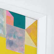 "daydreamer" - Art Print in Sunshine Yellow by Christina Flowers - Frame Close-up