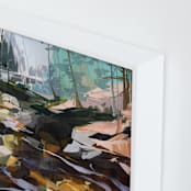 "Live Stream" - Art Print in Shadow by Jess Franks - Frame Close-up