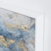 "Purity of Light" - Art Print in Clear Blue by Julia Contacessi - Frame Close-up