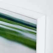 "Lush Glades l" - Art Print in Green Apple by Debra Pruskowski - Frame Close-up
