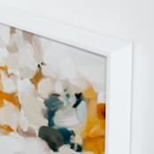 "Alongside" - Art Print in Navy Blue by Parima Studio - Frame Close-up