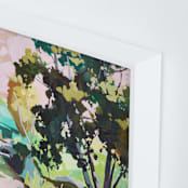 "Dappled Light" - Art Print in Pinky Peach by Jess Franks - Frame Close-up
