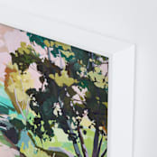 "Dappled Light" - Art Print in Pinky Peach by Jess Franks - Frame Close-up