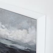 "Winter Bluff" - Art Print in Navy by Lorent and Leif - Frame Close-up