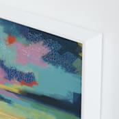 "IndianSummer" - Art Print in Sky Blue by AlisonJerry - Frame Close-up