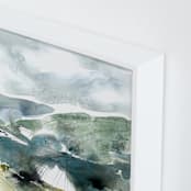 "Valley" - Art Print in Jade by Kelly Ventura - Frame Close-up