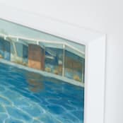 "Eichler Summer" - Art Print in Poolside by Laura Browning - Frame Close-up