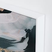 "Nonchalant" - Art Print in Deap Sea by Melanie Severin - Frame Close-up