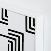 "Edges" - Art Print in Onyx by Bethania Lima - Frame Close-up