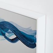 "Rivulet" - Art Print in Aegean by Amy Gray - Frame Close-up