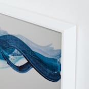 "Rivulet" - Art Print in Aegean by Amy Gray - Frame Close-up