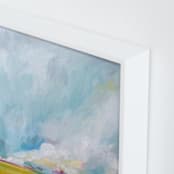 "Savannah Lands" - Art Print in Golden Yellow by Emily Jeffords - Frame Close-up