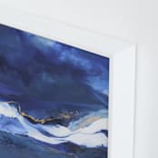 "Odyssey" - Art Print in Indigo by Julia Contacessi - Frame Close-up