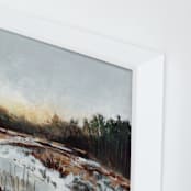 "Through The Woods" - Art Print in Burnt Sienna by Lorent and Leif - Frame Close-up
