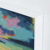 "IndianSummer" - Art Print in Sky Blue by AlisonJerry - Frame Close-up