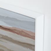 "Blushing Expanse" - Art Print in Expanse by Kati Ramer - Frame Close-up