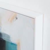 "Coast 1" - Art Print in Coastal Blue by AlisonJerry - Frame Close-up