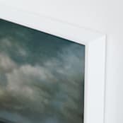 "A Slight Chance" - Art Print in Turquoise by Kelly Money - Frame Close-up