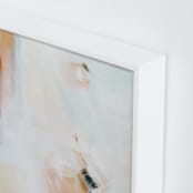 "Coast 2" - Art Print in Coast Blue by AlisonJerry - Frame Close-up