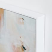 "Coast 2" - Art Print in Coast Blue by AlisonJerry - Frame Close-up