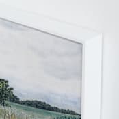 "Timeless" - Art Print in Fields of Green by Hettie Roberts - Frame Close-up