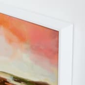 "Desert Walk" - Art Print in Desert Pink by AlisonJerry - Frame Close-up