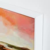 "Desert Walk" - Art Print in Desert Pink by AlisonJerry - Frame Close-up