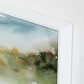 "Inbetween Spaces" - Art Print in Pine by Lindsay Megahed - Frame Close-up