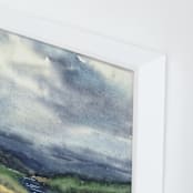"Cloud Symphony Donegal Ireland" - Art Print in dark sea green by Eva Marion - Frame Close-up