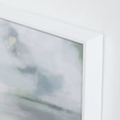 "Monday Blues" - Art Print in Winter White by AlisonJerry - Frame Close-up