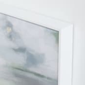 "Monday Blues" - Art Print in Winter White by AlisonJerry - Frame Close-up