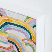 "Sun River" - Art Print in Sunshine by Lise Gulassa - Frame Close-up