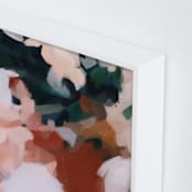 "Otonio" - Art Print in Burnt Umber by Parima Studio - Frame Close-up