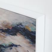"Enough" - Art Print in Navy by Candice Buchanan - Frame Close-up