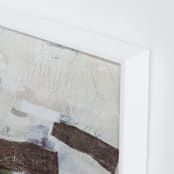 "Pet Names" - Art Print in Mink by Jennifer Daily - Frame Close-up