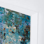 "Blue Ocean I" - Art Print in Waves by Carmen Guedez - Frame Close-up