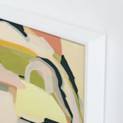 "Field Memories" - Art Print in Strawberry by Eunmee Studio - Frame Close-up